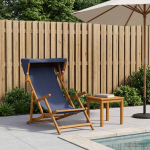Deck chair 3 positsioon tugev eukal&uuml;pti puit sinine