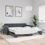 Diivanvoodi v&auml;ljat&otilde;mmatava osaga ilma madratsita, 100x200 cm