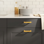 Kapi k&auml;epidemed 20 tk, kuldne, 96 mm, roostevaba teras