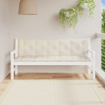 Aiapingi istmepadjad 2tk, kreemvalge, 180x50x7cm, oxford-kangas