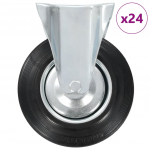 Fikseeritud rattad, 24 tk, 200 mm