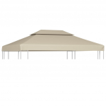 Varikatuse asenduskate 310 g / m&sup2;, beež, 3 x 4 m