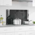 K&ouml;gi splashback tumehall 90 x 50 x 0,6 cm karastatud klaas