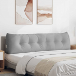 Seljatugi padi pilvine hall 180 x 24 x 50 cm kangas