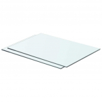 Riiulid 2 klaasist paneeli 50 x 30 cm