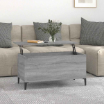 Kohvilaud, hall sonoma tamm, 90 x 44,5 x 45 cm, tehispuit