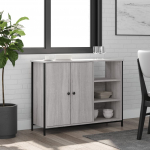 Puhvetkapp, hall sonoma tamm, 100 x 33 x 75 cm, tehispuit