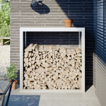 K&uuml;ttepuude rest, valge, 100x40x100 cm, teras