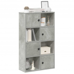 Raamatualus, betoonhall, 60x24x101,5 cm, tehispuit