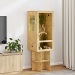 Terrarium pruun 50 x 50 x 100 cm osb