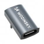 Wozinsky WPKF-01 USB-C - USB-C 40Gb/s 240W 8K OTG Angled Adapter - Gray
