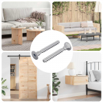 Kinnitus 2 pcs tsinkkattega 5 x 40 mm raud