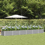 Taimekast helehall 480 x 80 x 45 cm teras