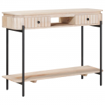 K&auml;sit&ouml;&ouml; l&otilde;pplaud valge 100 x 30 x 76 cm tugev mango puu