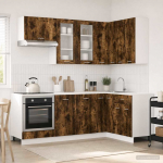 K&ouml;&ouml;k &uuml;ksus lyon 8 pcs suitsutatud tamm tehispuit