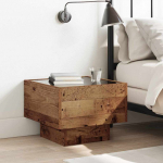 Hoiukapp vana puit 40 x 40 x 30 cm t&ouml;&ouml;deldud puit ja klaas