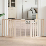 Kokkupandav koerav&auml;rav, 3 paneeli, 150 cm, paplipuit