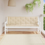 Aiapingi istmepadjad 2 tk, beež, 180x50x7 cm, oxford-kangas