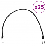 Bungee n&ouml;&ouml;r helkurribade ja konksudega 10 tk, 88 cm