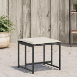 Aia jalatoed koos istmepatjadega, 4 tk, must, pol&uuml;rotang