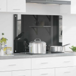 K&ouml;gi splashback tumehall 90 x 60 x 0,6 cm karastatud klaas