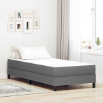 Voodi madrats madratsiga helehall 100 x 200 cm kangas