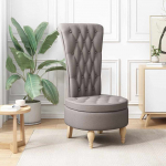 Slipper tool pruunikashall 56,5 x 70 x 110 cm kangas