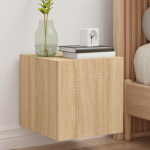 Teleri seinakapp led-tuledega, sonoma tamm, 30,5 x 35 x 30 cm