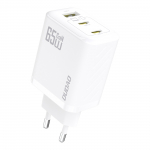 Dudao A29 65W GaN Wall Charger 2 x USB-C + 1 x USB-A - White
