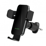 Wozinsky WEDZ-3Y8S clamp car holder with 15W inductive charger for phone on the air vent - black