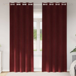Pimendavad kardinad 2 pcs veinpunane 140 x 260 cm samet
