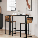 Laud vana puit 100 x 40 x 100,5 cm t&ouml;&ouml;deldud puit ja teras