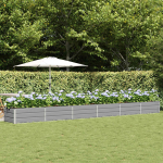 Taimekast helehall 600 x 80 x 45 cm teras