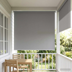 Rulookardin uv kaitse helehall 140 x 140 cm pol&uuml;ester