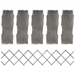 V&otilde;rkaia paneelid 5 tk, hall, nulupuit, 180 x 30 cm