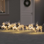 Led p&otilde;hjap&otilde;drad 7 tk mitmev&auml;rviline 42 x 15 x 64 cm pet