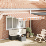 Kokkuvolditav varikatus mitmev&auml;rviline 300 x 250 cm pol&uuml;ester