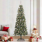 Tehisj&otilde;ulupuu roheline 210 cm pvc, plast ja teras