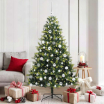 Tehis hingedega j&otilde;ulupuu 300 led-iga roheline 180 cm pvc ja pe