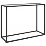 Konsoollaud, l&auml;bipaistev, 100 x 35 x 75 cm, karastatud klaas