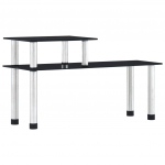 K&ouml;&ouml;giriiul, must, 45 x 16 x 26 cm, karastatud klaas