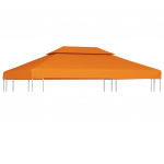 Varikatuse asenduskate 310 g / m&sup2;, oranž, 3 x 4 m