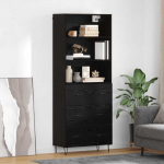 K&otilde;rgushein sahtliga must tamm 69,5 x 32,5 x 180 cm tehispuit