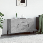 Puhvetkapp, betoonhall, 100 x 36 x 60 cm, tehispuit