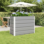 Taimekast helehall 480 x 50 x 45 cm tsinkteras