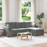 Diivan tumehall &uuml;ldm&otilde;&otilde;tmed: 228 x 134 x 80 cm (l x s x k) samet