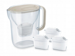 BRITA Style ESSENTIAL XL sand filter jug + 3 x  MX Pro Pure Performance filter
