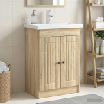 Vannitoa all oleva kraani kapp sonoma tamm 78,5 x 37,5 x 81 cm