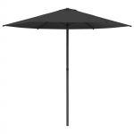 Aedapara 230 x 230 cm pol&uuml;ester ristk&uuml;lik antratsiit