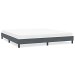 Voodiraam ilma madratsita tumehall 200x210 cm samet